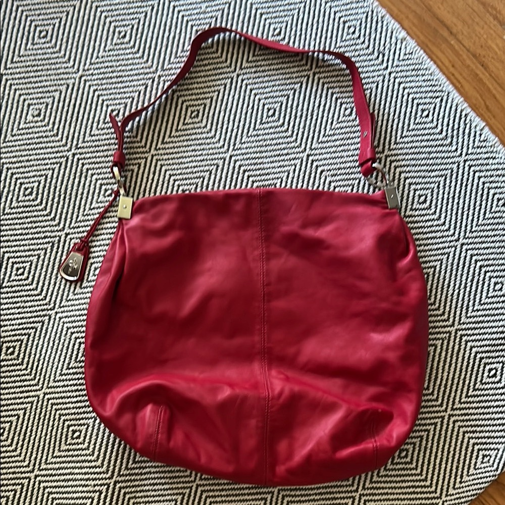 Cole Haan Red Shoulder Bag with Hobo Style